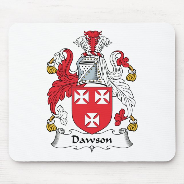 Dawson familjvapensköld musmatta (Framsidan)