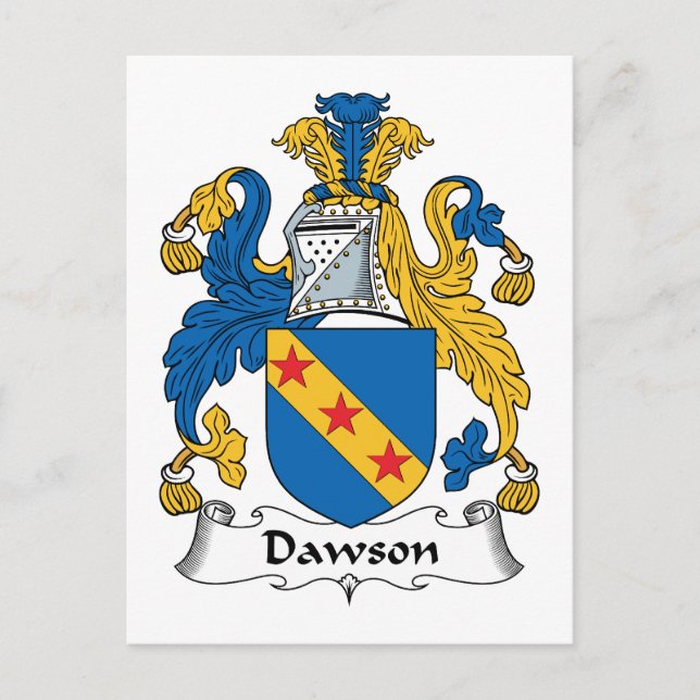 Dawson Family Crest Vykort (Framsida)
