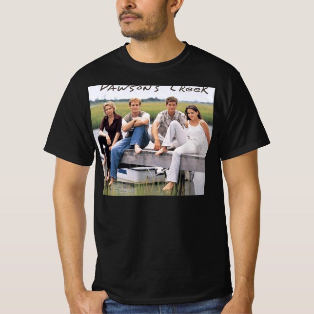 Dawsons Bäck gjutte Dawson Leery Joey Potter Pacey T Shirt (Framsida)