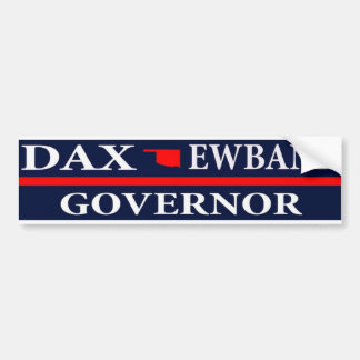 Dax Ewbank för Oklahomas guvernör Bildekal
