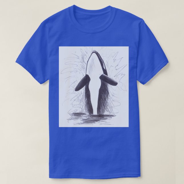 Day 12 Whale Killer Whale T Shirt (Design framsida)