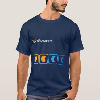 Day and Night retro T Shirt