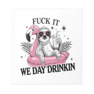 Day drinkin Sloth Anteckningsblock