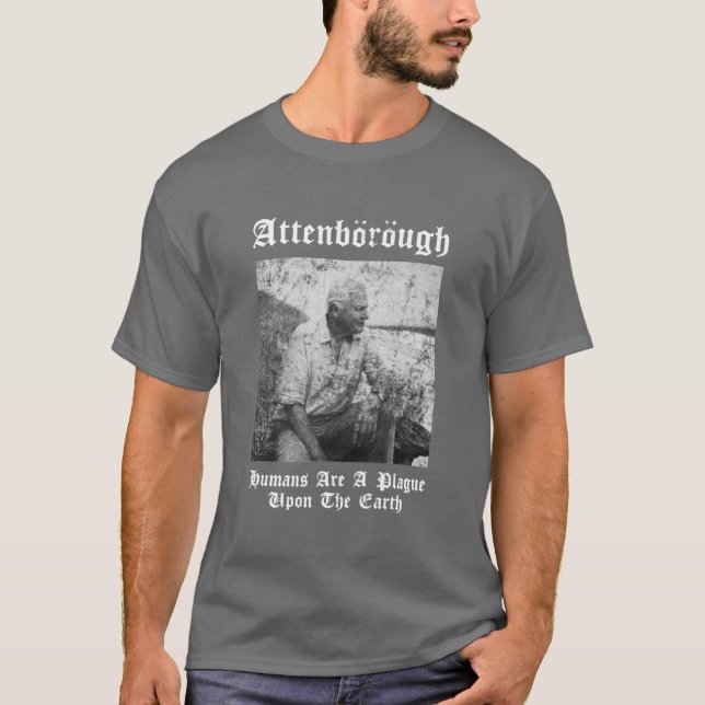 Day Gift David Attenborough Jumper Cool Graphic Gi T Shirt (Framsida)