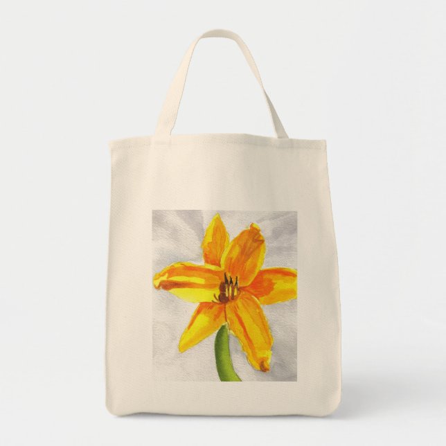 Day Lily Organic Matkasse Tygkasse (Framsidan)