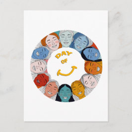 Day of Happiness  Helg Vykort