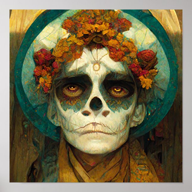 Day of the dead 2 Fantasy Skull Poster (Framsidan)