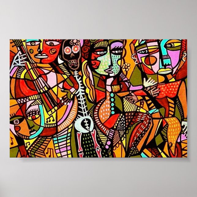 Day of the dead Älskare Tango Poster (Framsidan)