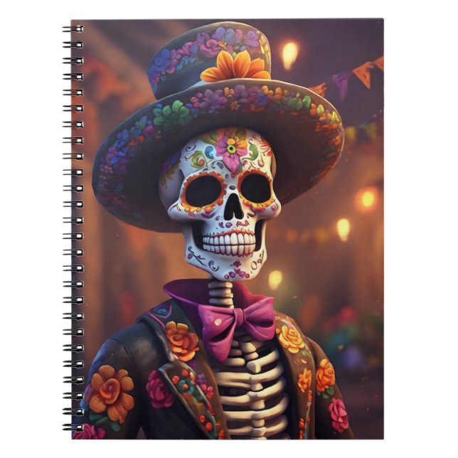 Day of the dead anteckningsbok (Framsidan)