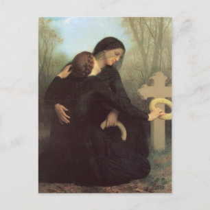 Day of the dead av William Adolphe Bouguereau Vykort