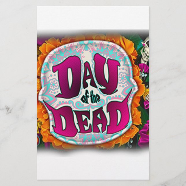 Day of the dead brevpapper (Framsida)