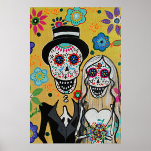 Day of the dead Bröllop par Poster