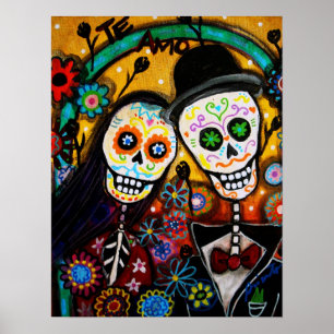 DAY OF THE DEAD BRÖLLOP POSTER