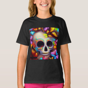 Day of the dead Butterflies 1 T Shirt