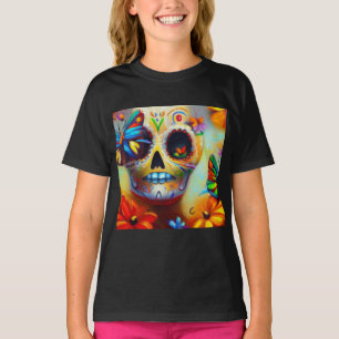 Day of the dead Butterflies 2 T Shirt