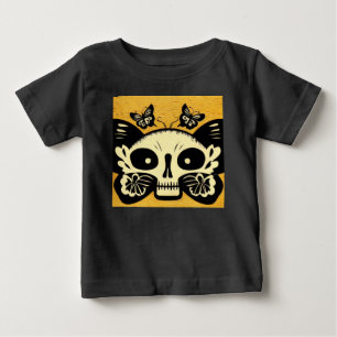 Day of the dead Butterflies Woodcut 1 T Shirt