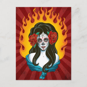 day of the dead by Jay Jackson Vykort