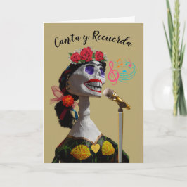 Day of the dead Canta y Recuerda Dam Singer Kort