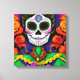Day of the dead canvastryck