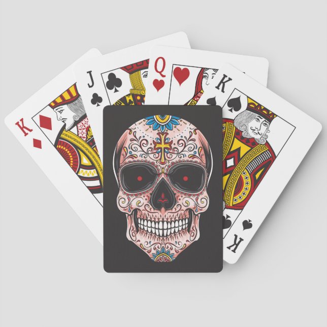 Day of the dead casinokort (Baksidan)