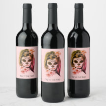 Day of the dead Catrina Skeleton Ansikte Party