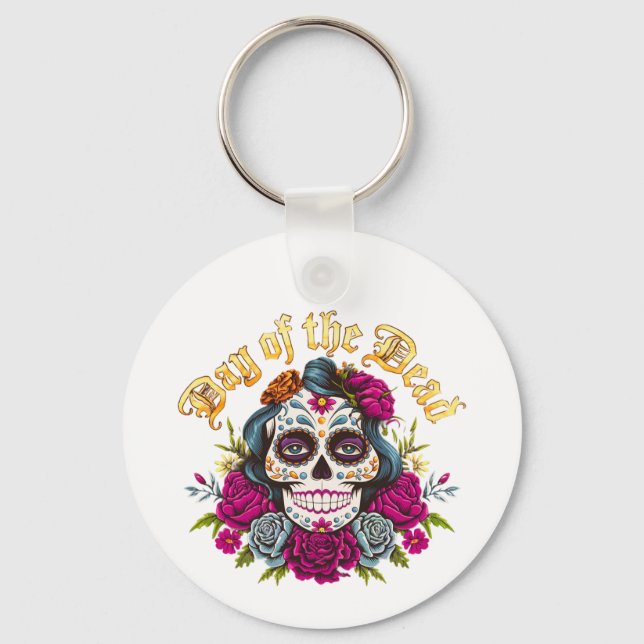 Day of the dead: Celebrate Dia de Los Muertos Nyckelring (Framsida)