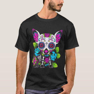 Day of the dead Chihuahua, Demonic Chihuahua Sugar T Shirt