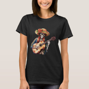 Day of the dead Dam Sugar Skull Dia de Los Muerto T Shirt