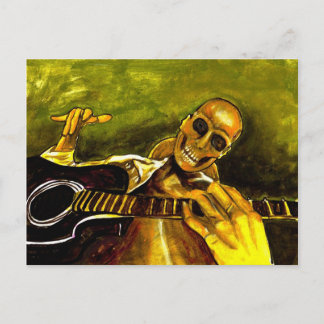 day of the dead/dia de los muertos vykort