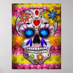 Day of the dead - död maskerar poster