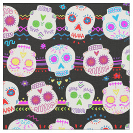 Day of the dead Döskallar Socker Tyg