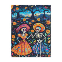 Day of the dead färgstark design