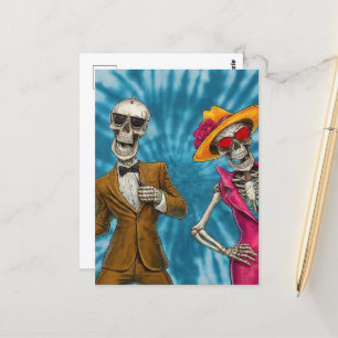Day of the dead Fashistas vykort