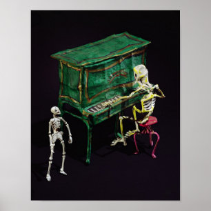 Day of the dead figurer som musiker poster