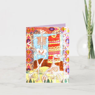 day of the dead-födelsedagskort - DD2 Tack Kort