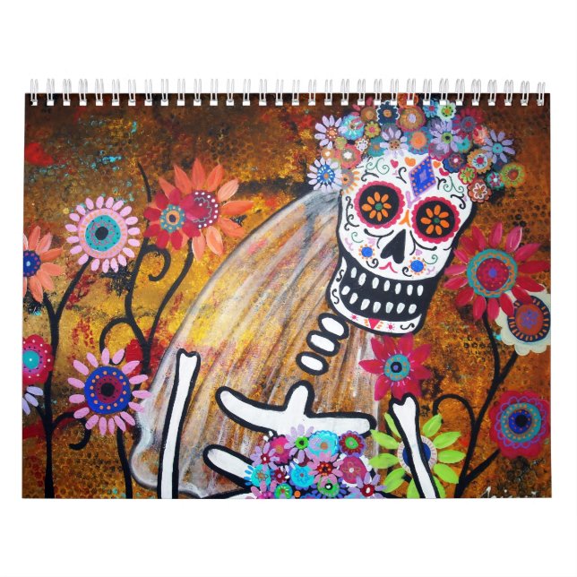 DAY OF THE DEAD FÖR PRISARTS-SAMLINGSKALENDER KALENDER (Omslag)