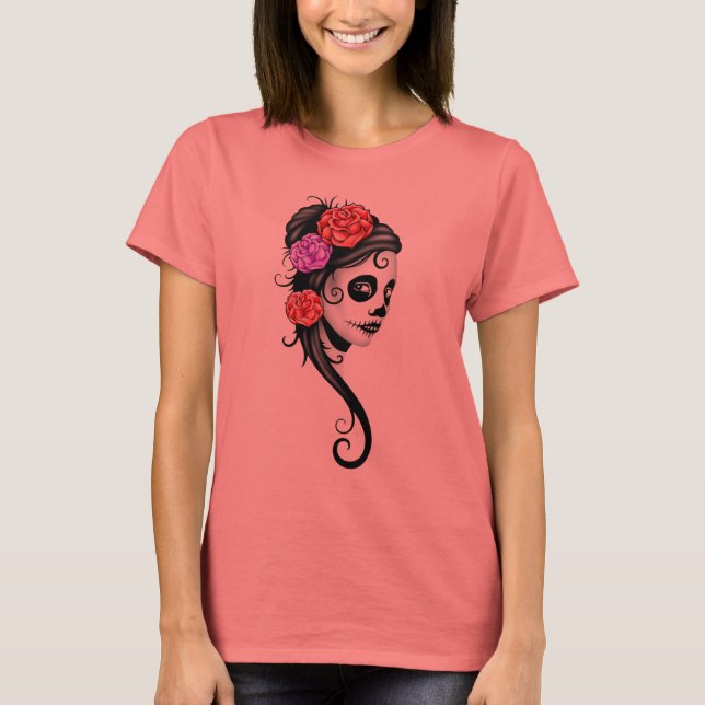 Day of the dead Girl T-shirt (Framsida)