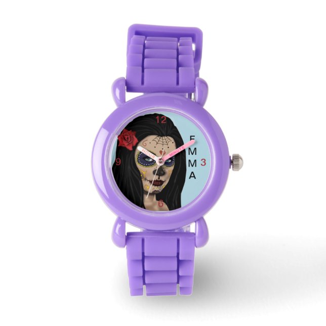 Day of the dead Girls Watch Armbandsur (Framsida)