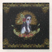 Day of the dead gothic art av Renee Lavoie