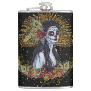 Day of the dead gothic art av Renee Lavoie Fickplunta