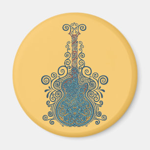 day of the dead Guitar Magnet