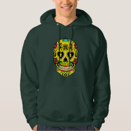 Day of the dead Gult Sugar Skull Hoodie