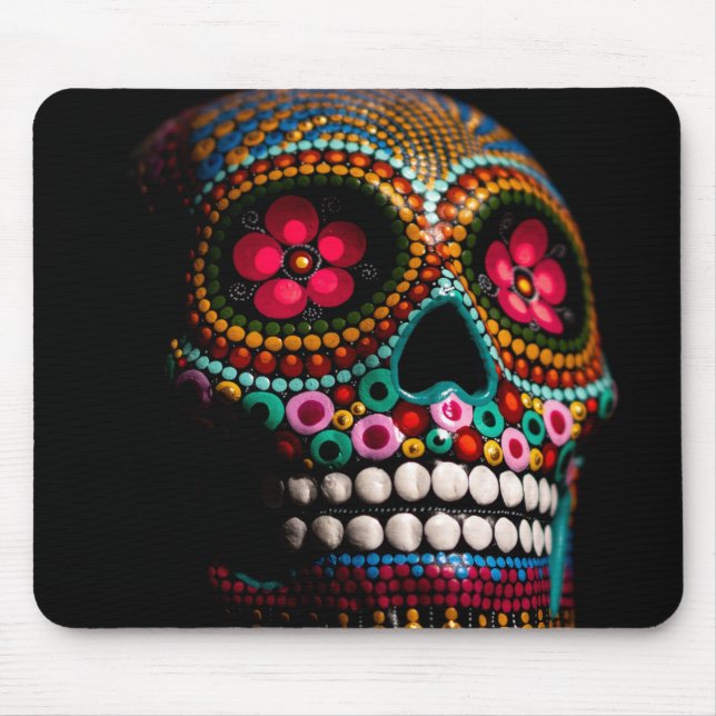 Day of the dead Halloween Cute Paint Skull Musmatta (Framsidan)