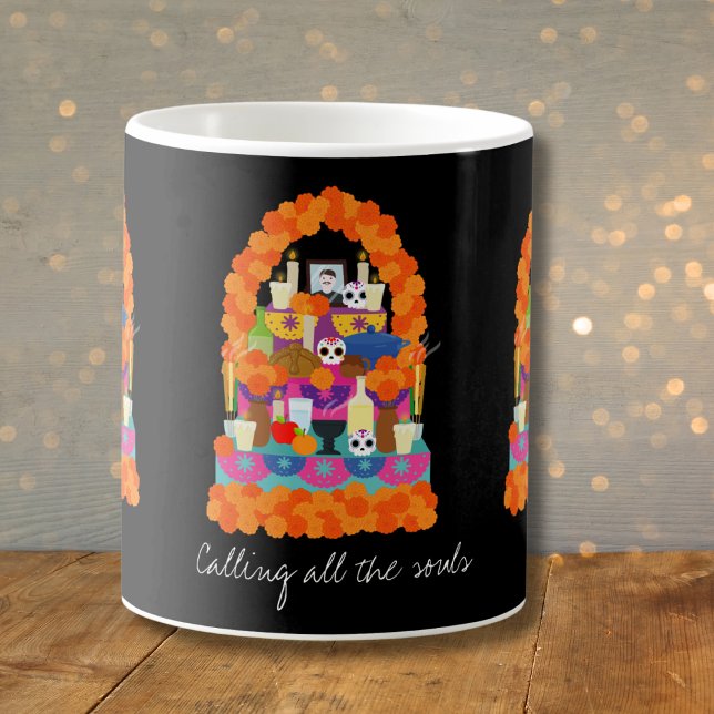 Day of the dead halloween fest kaffemugg (Skapare uppladdad)