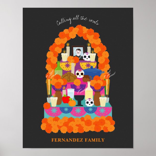 Day of the dead halloween fest poster (Framsidan)