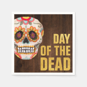 Day of the dead Halloween för Pappersservett
