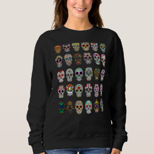 Day of the dead Halloween Sugar Döskallar T Shirt
