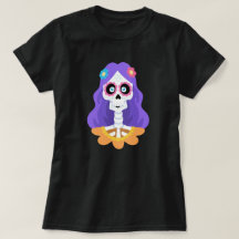 Day of the dead Halloween Sugar Skull T-Shirt