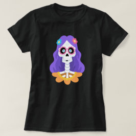Day of the dead Halloween Sugar Skull T-Shirt