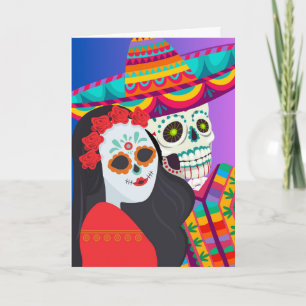 Day of the dead Hälsning från Bägge oss Kort